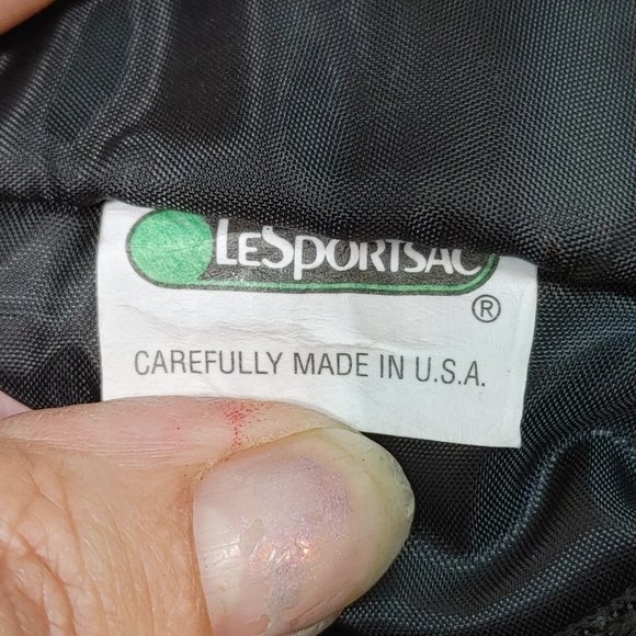 LARGE LESPORTSAC LEOPARD PRINT NYLON TOTE BAG - Picture 10 of 12